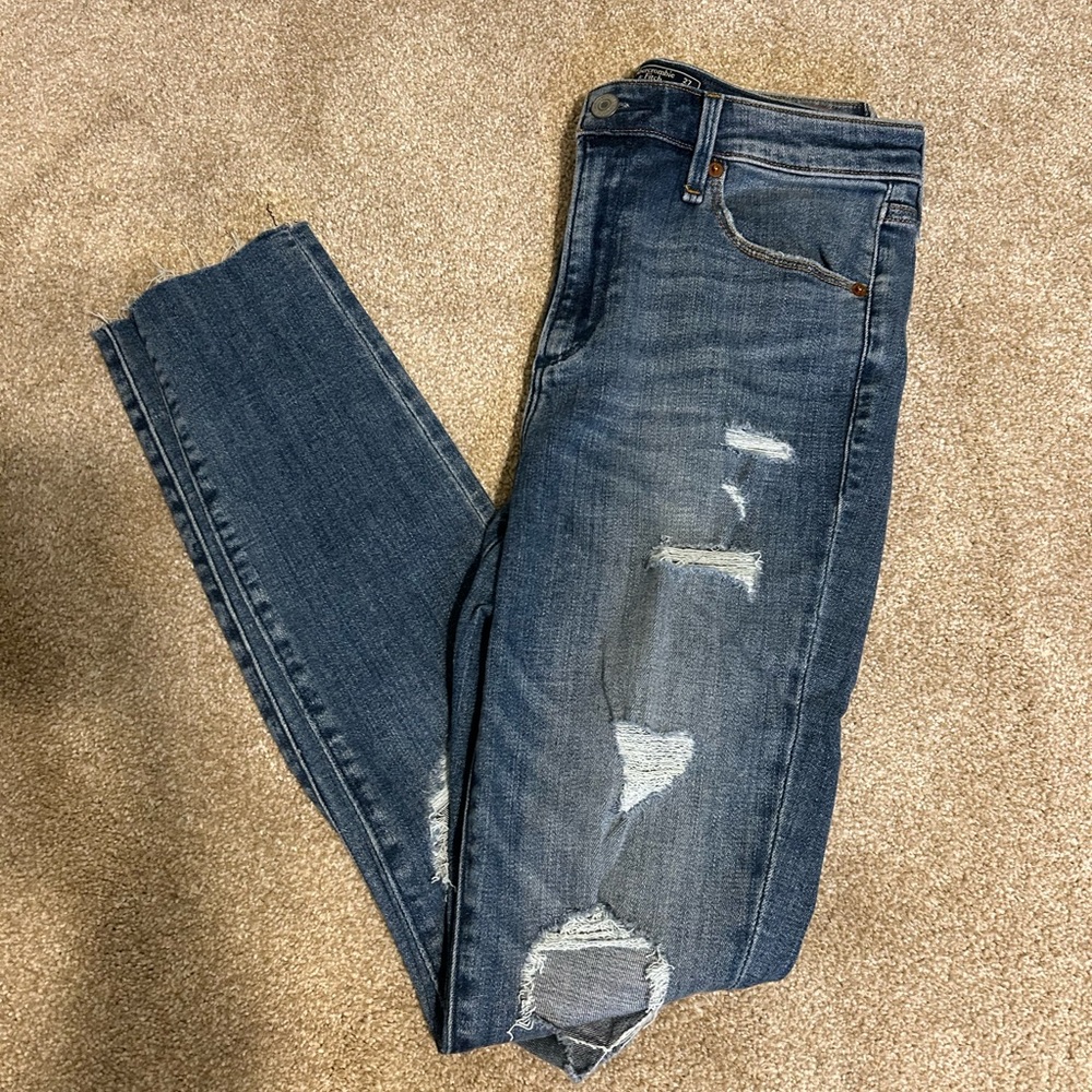 A&F Simone High Rise Super Skinny Jeans